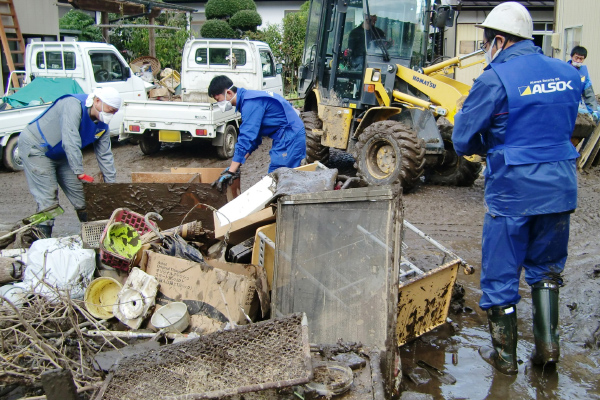 2019年の被災地におけるボランティア活動