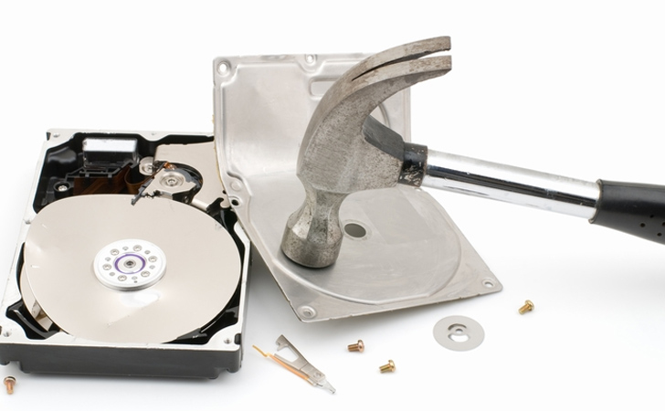 ハードディスクのデータを復元不可能にする方法