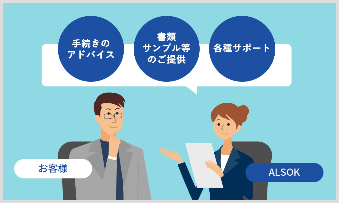 利用申請に向けた支援