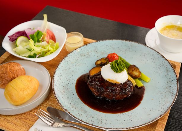 掛川牛のハンバーグ