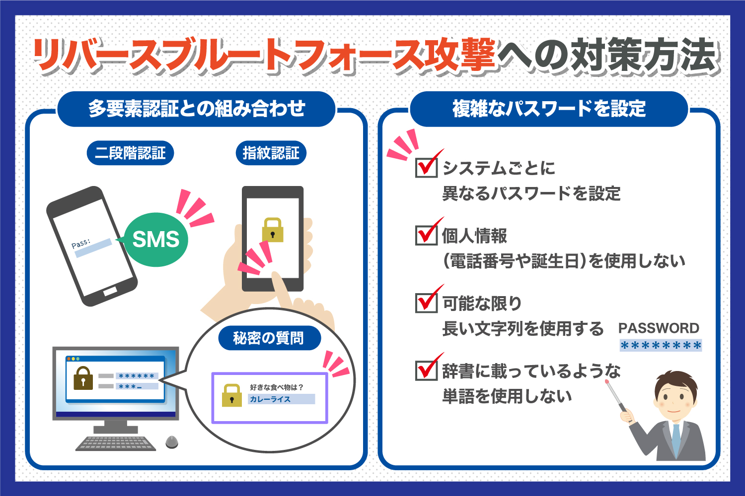 リバースブルートフォース攻撃への対策方法