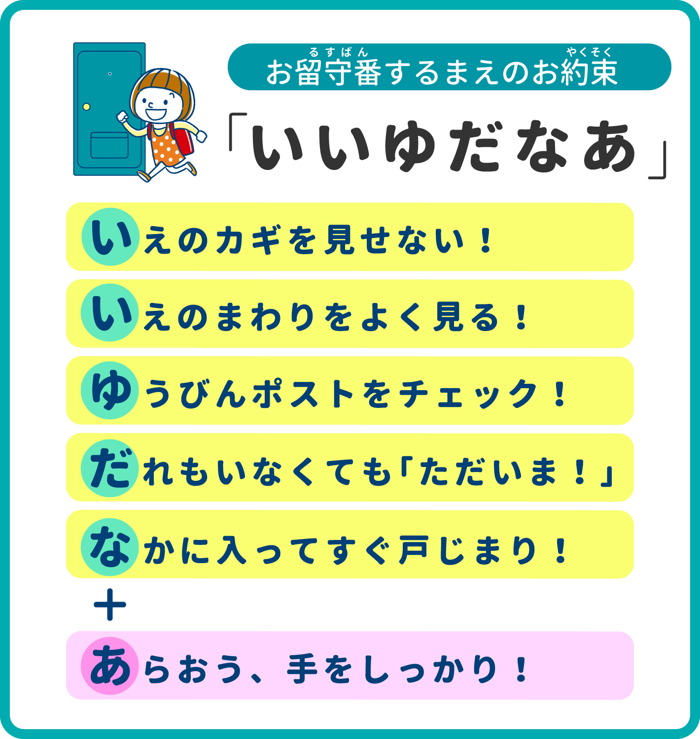 子どもへの鍵の持たせ方