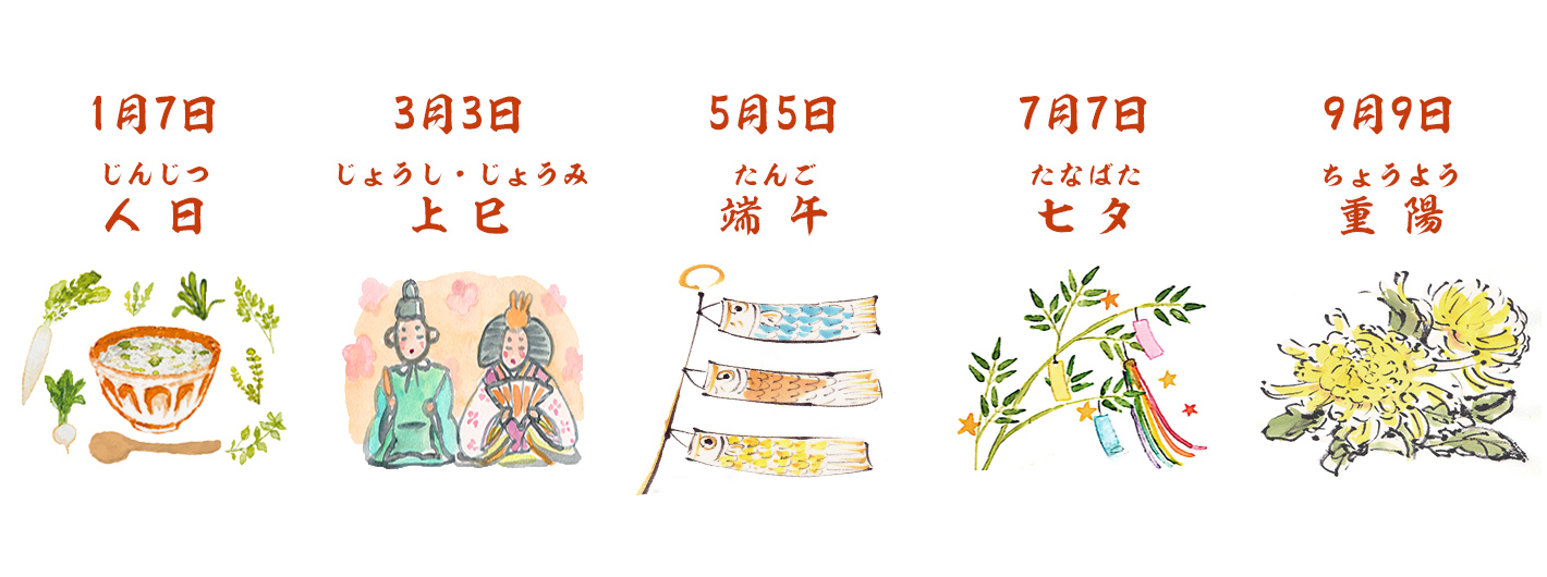 日本の四季を彩る五節句のあれこれ