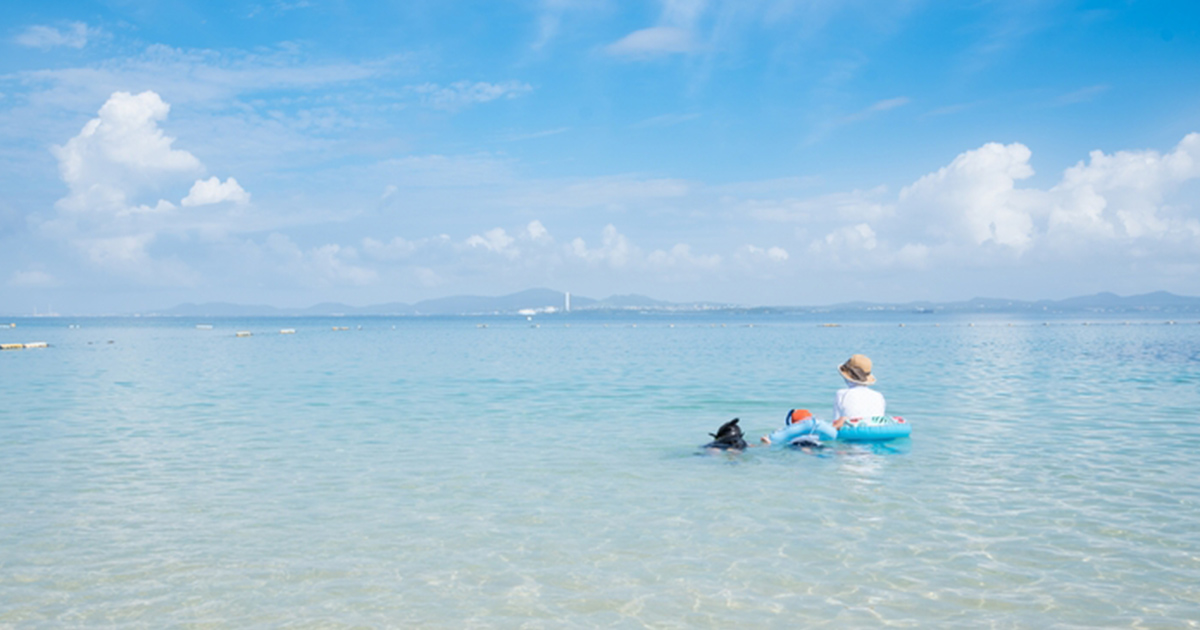 お盆の海遊びはだめ?子連れ海水浴の注意点