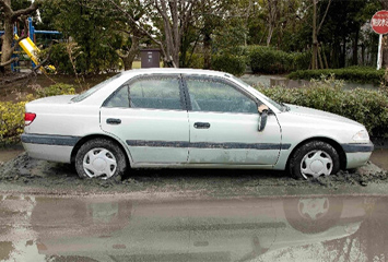 もしも運転中に津波が発生した場合は?