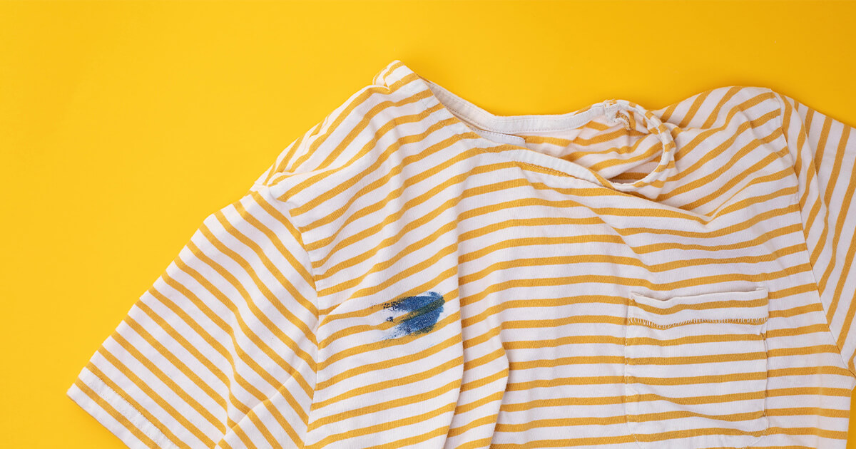 服についた絵の具は落とせる?絵の具の種類別落とし方