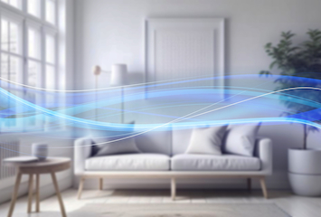 換気している部屋