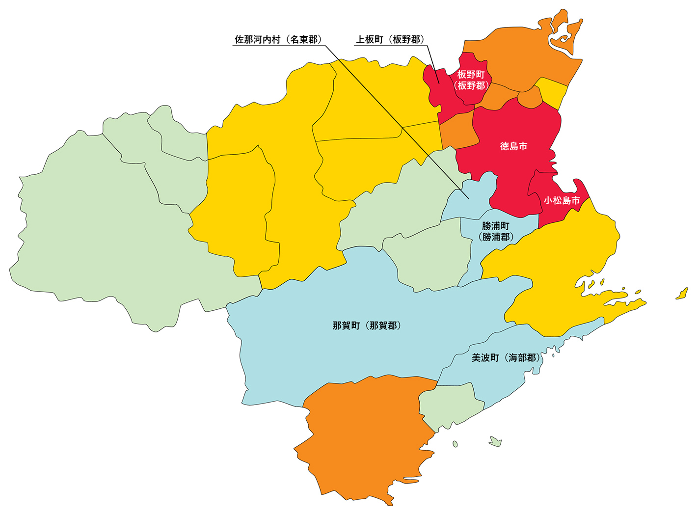 テキストの白地図