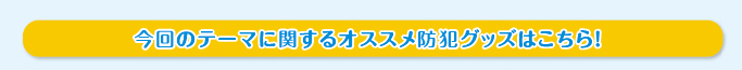今回のテーマに関するオススメ防犯グッズはこちら!